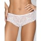 Кружевные трусы шорты MAT GLOW F-0137-54 белый, Цвет: белый, Размеры: XL