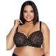 Кружевной мягкий бюстгальтер MAT JACKIE M-0168-2 черный, Цвет: черный, Размеры: 95B