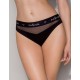 Хлопковые трусики-слипы Passion PS006 PANTIES BLACK, Цвет: черный, Размеры: M