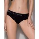 Хлопковые трусики-бразилиана Passion PS009 PANTIES BLACK, Цвет: черный, Размеры: L