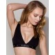 Хлопковый топ с открытой спиной Passion PS015 TOP BLACK, Цвет: черный, Размеры: S
