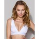 Хлопковый топ с открытой спиной Passion PS015 TOP WHITE, Цвет: белый, Размеры: M