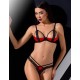 Сексуальный комплект Passion FEMMINA BIKINI, Цвет: красный, Размеры: 2XL/3XL