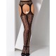 Сексуальные колготки Passion S 014 black, Цвет: черный, Размеры: UN