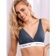 Хлопковый мягкий бюстгальтер без косточек Doctor Nap BRA.4160 DEEP BLUE, Цвет: темно-синий, Размеры: S