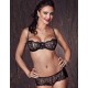 Черный кружевной комплект Anais LULIE, Цвет: черный, Размеры: S