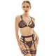 Сексуальный комплект с поясом Anais WONDER, Цвет: черный, Размеры: L/XL