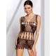 Эротическое платье сетка Passion BS 090 black, Цвет: черный, Размеры: S/M
