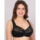 Бюстгальтер полумягкий с подкроем Elli 9010 черный, Цвет: черный, Размеры: 75E