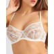 Бюстгальтер с мягкими кружевными чашками Lina A 6010 молоко, Цвет: молоко, Размеры: 75D Бюстгальтер с мягкими кружевными чашками Lina A 6010 молоко, Цвет: молоко, Размеры: 75D