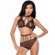 Сексуальный комплект Me Seduce DOTTY SET BLACK, Цвет: черный, Размеры: 2XL/3XL