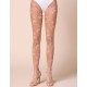 Колготки с цветочным узором Gabriella 464 MILA телесный, Цвет: телесный, Размеры: 2
