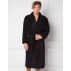 Теплый банный халат Aruelle FERNAND BLACK, Цвет: черный, Размеры: S