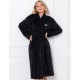 Теплый халат Aruelle KATE BLACK, Цвет: черный, Размеры: XL