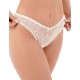 Трусы стринги Simona M 003 молоко-сетка, Цвет: молоко-сетка, Размеры: S