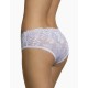 Кружевные трусы слипы Bas Bleu CLAIRE PLUS WHITE, Цвет: белый, Размеры: M
