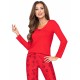 Пижама женская с брюками Donna MIKA red, Цвет: красный, Размеры: S