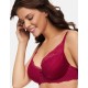 Бюстгальтер балконет со съемным пуш-ап Esotiq 39184 HUDSON вишневый, Цвет: вишневый, Размеры: 70B