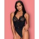 Соблазнительное боди Obsessive ELISETTA TEDDY, Цвет: черный, Размеры: S/M
