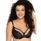 Бюстгальтер полумягкий Ava ROCK'N'ROLL 1968 PU, Цвет: черный, Размеры: 100C