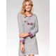 Трикотажная ночная сорочка Infiore LUMACA LMC630555, Цвет: grigio mel/tartan pu, Размеры: S