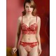 Комплект белья Mioocchi EMMA 775654 бюстье бразилиана rosso, Цвет: rosso (красный), Размеры: 80D