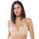 Бюстгальтер балконет пуш-ап без косточек UNICONF SM30 бежевый, Цвет: бежевый, Размеры: 70B