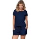 Топ и шорты из трикотажной вискозы Nipplex MARGOT PAJAMAS темно-синий, Цвет: темно-синий, Размеры: L