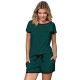 Топ и шорты из трикотажной вискозы Nipplex MARGOT PAJAMAS изумруд, Цвет: изумруд, Размеры: M