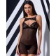 Соблазнительная сорочка Passion VERONIQUE CHEMISE, Цвет: черный, Размеры: S/M