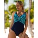 Темно-синий закрытый купальник Verano MANOLA navyblue-blue, Цвет: темно-синий, Размеры: M