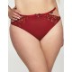 Трусы слипы высокие Kris Line CLARISA high waist, Цвет: красный, Размеры: M